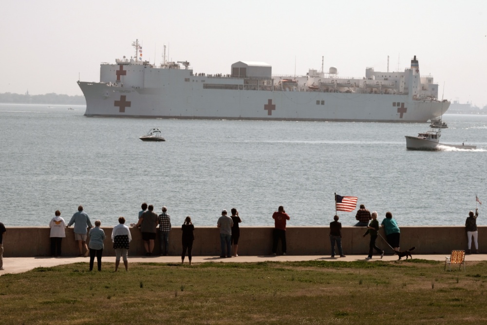 Onboard Interview With Commanding Officer Of The Usns Comfort Military Treatment Facility New 