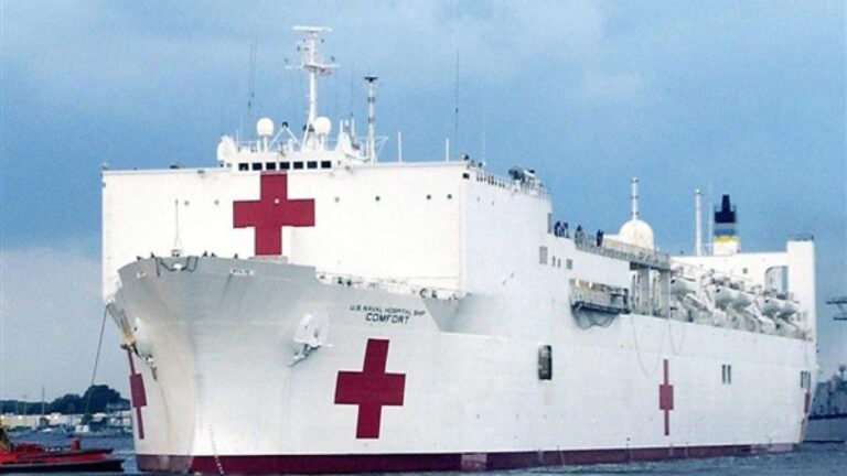 USNS Comfort Deployed To New York Harbor…Eventually