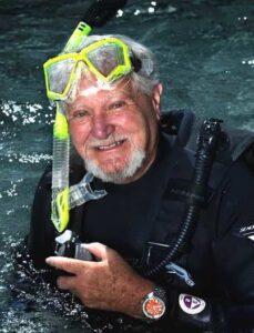 Adventure novelist & under water explorer, Clive Cussler